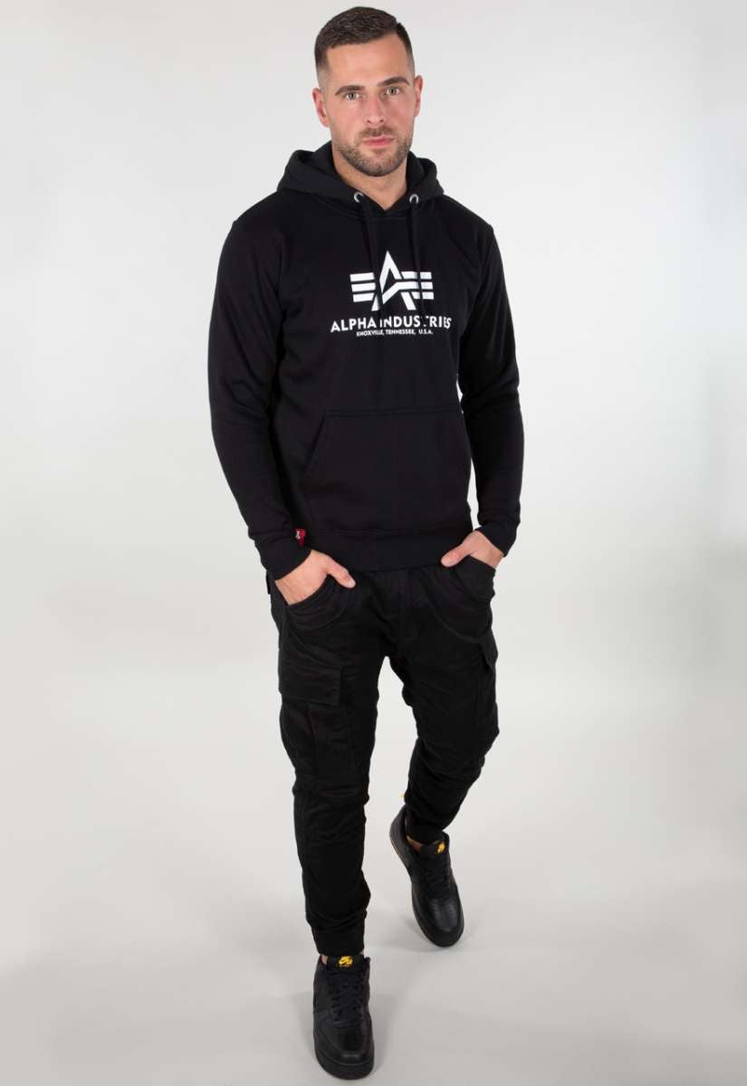 Alpha Industries Basic Hoodie schwarz 178312-003