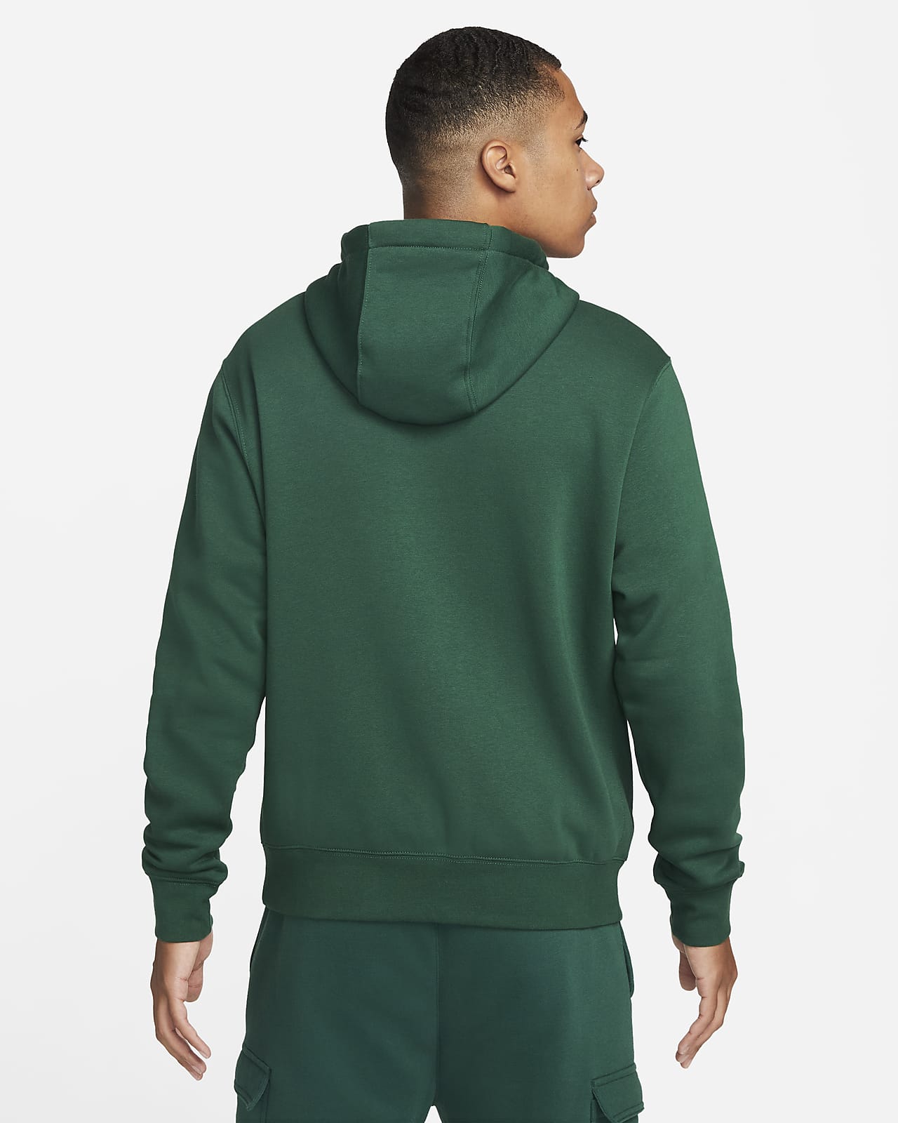 Nike Sportswear Club Full-Zip Hoodie Fleece gorge green BV2645-341