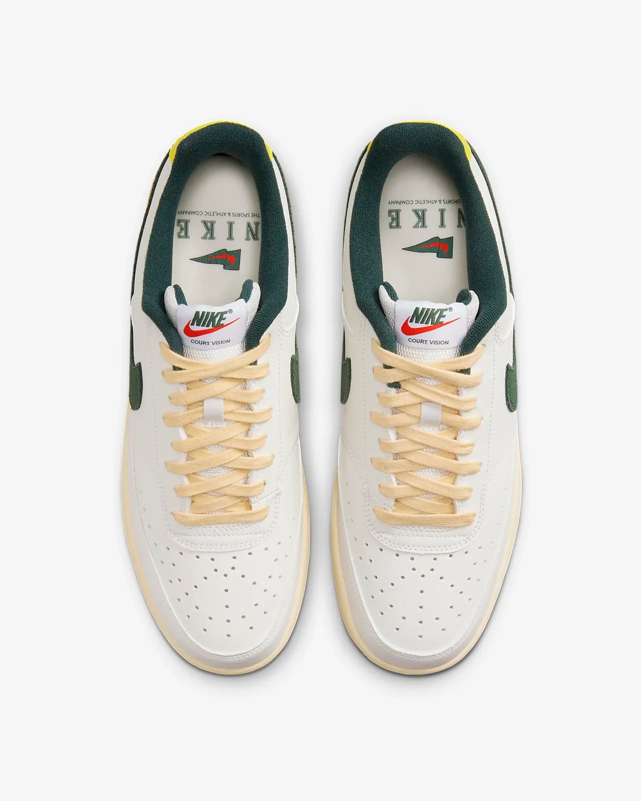 Nike Court Vision Low Sail Yellow Green FD0320-133