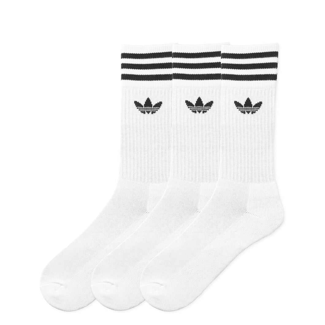 Adidas Socken Crew 3er Pack white black S21489
