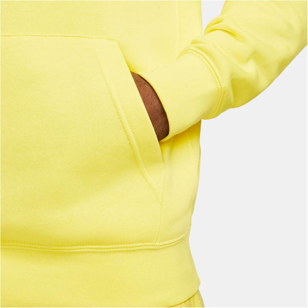 Nike Sportswear Club Pullover Hoodie Fleece yellow strike BV2654-765