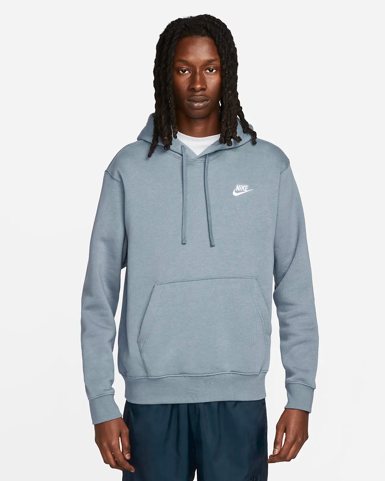 Nike Sportswear Club Pullover Hoodie Fleece Ashen BV2654-493