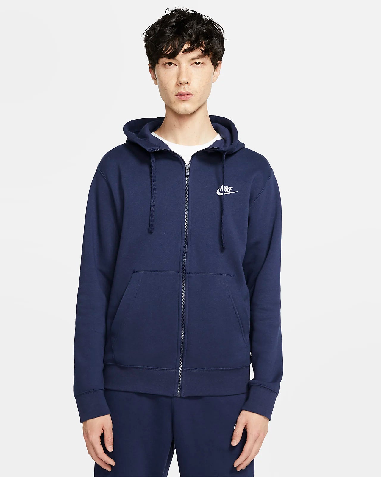 Nike Sportswear Club Full-Zip Hoodie Fleece navy BV2645-410