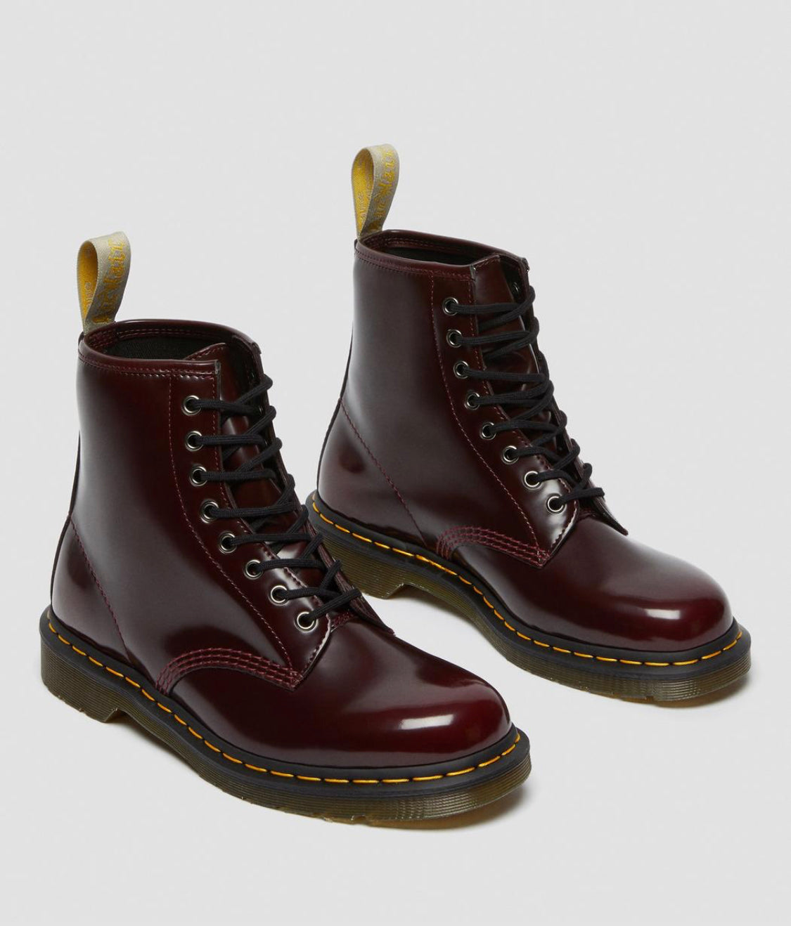 Dr.Martens Vegan 1460 Cherry Red Oxford Rub Off 23756600