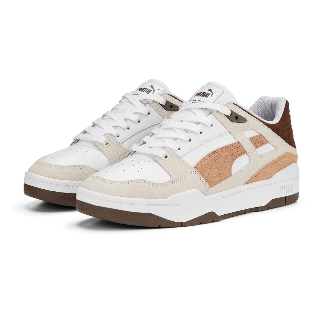 Puma Slipstream Lo Cord 392109-01 white tan