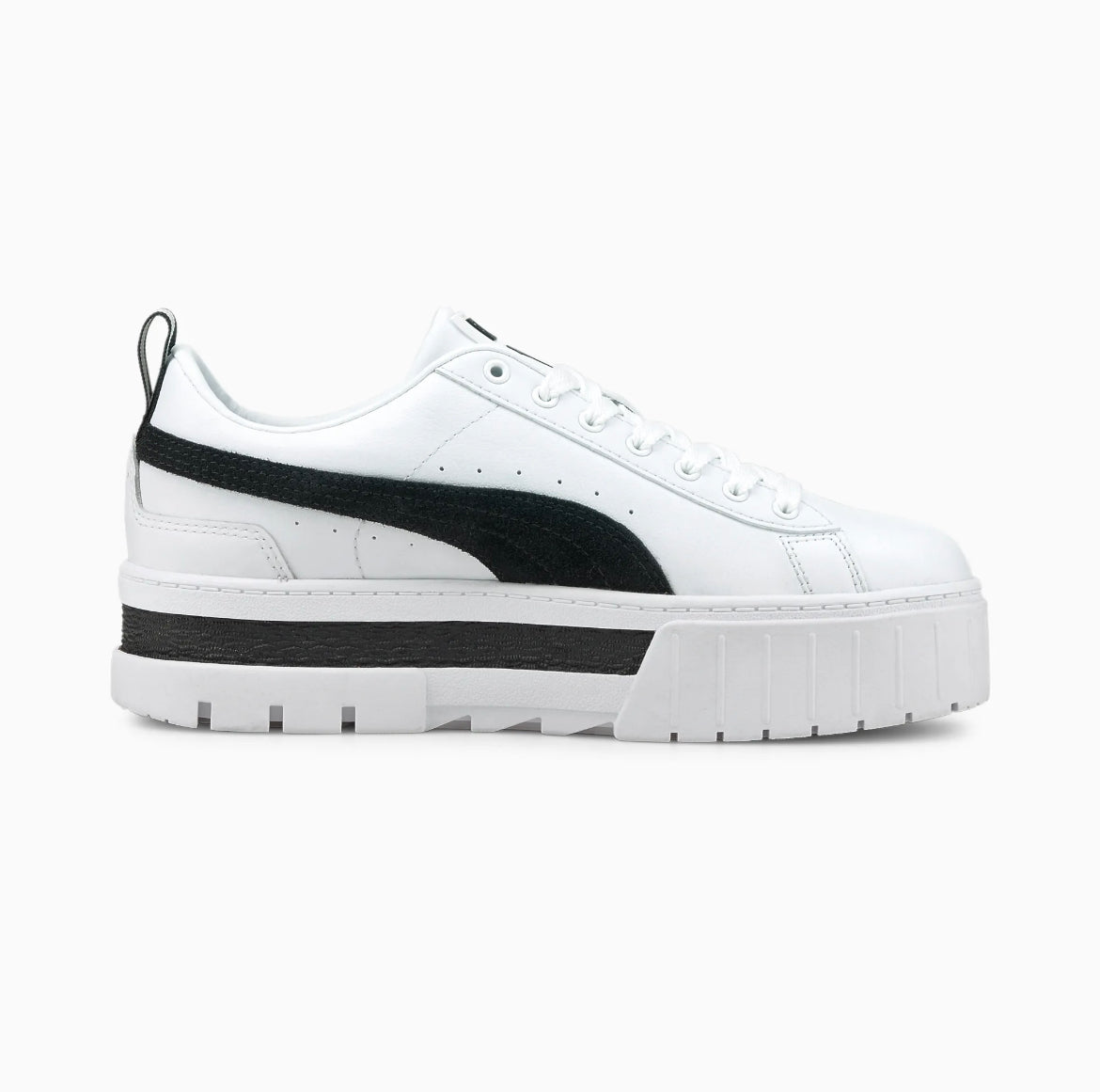 Puma Mayze Lth Wns white black 381983-01