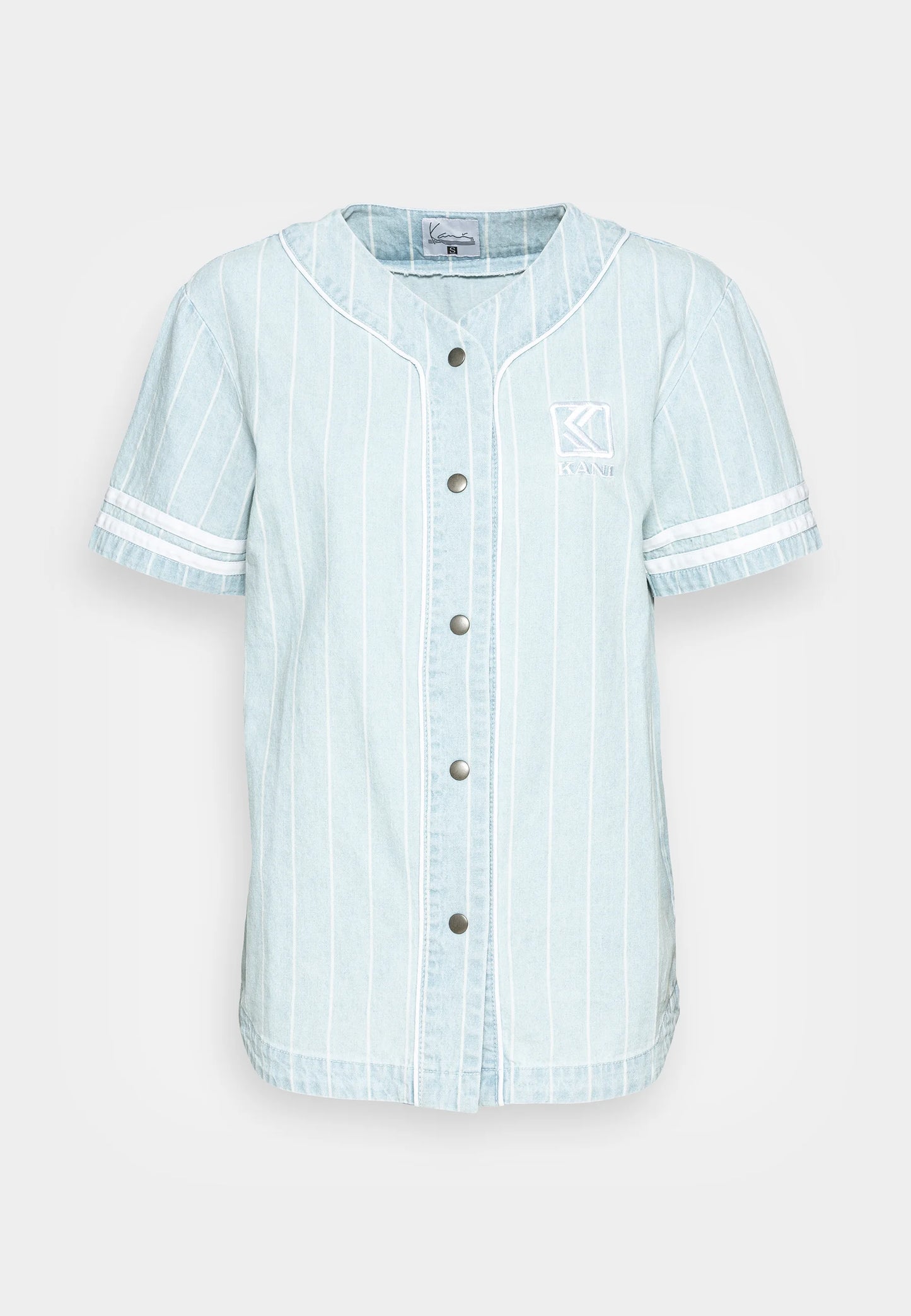Karl Kani Baseball Jersey Blue white Denim