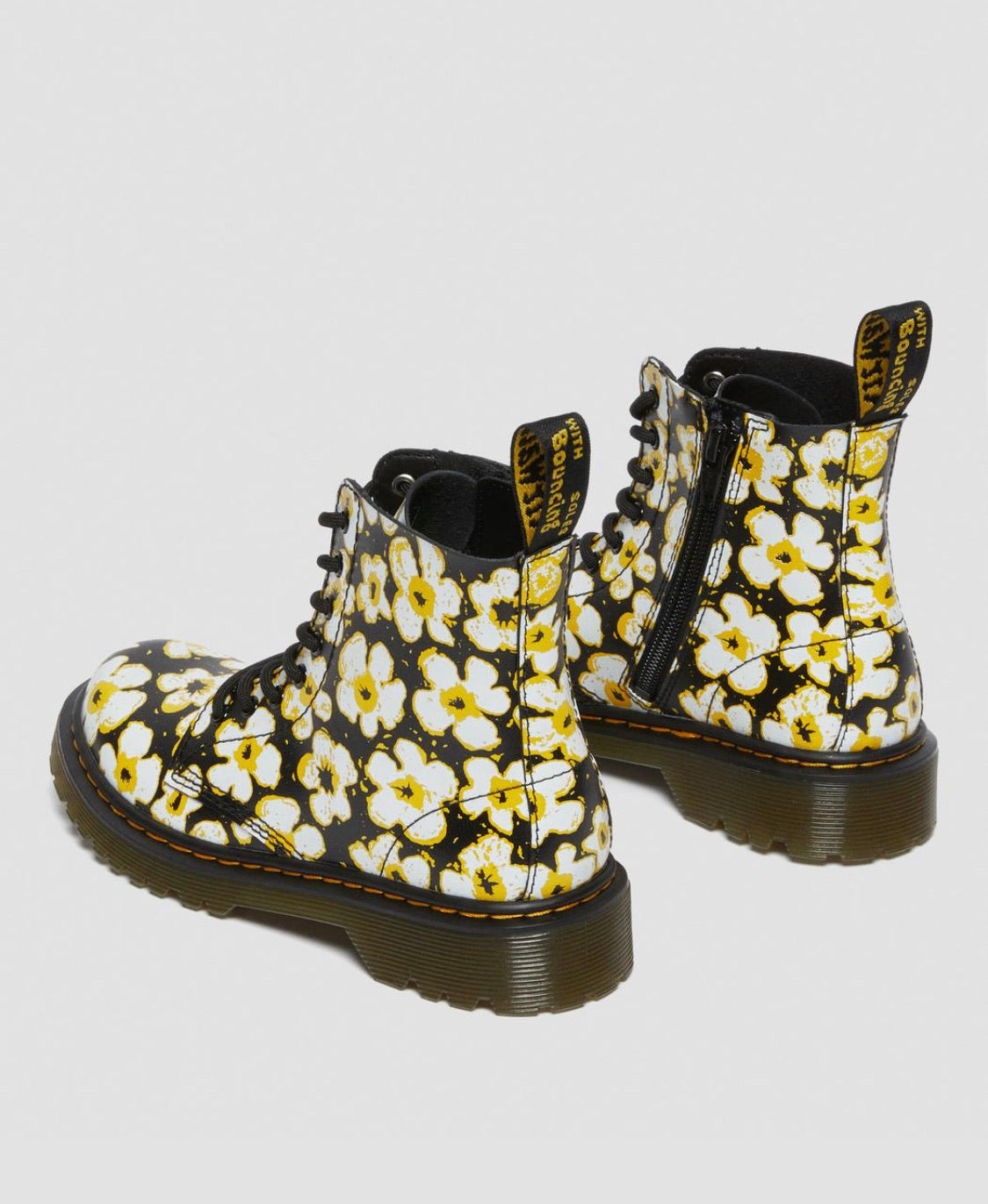 Dr.Martens Junior 1460 Floral black yellow 26613001