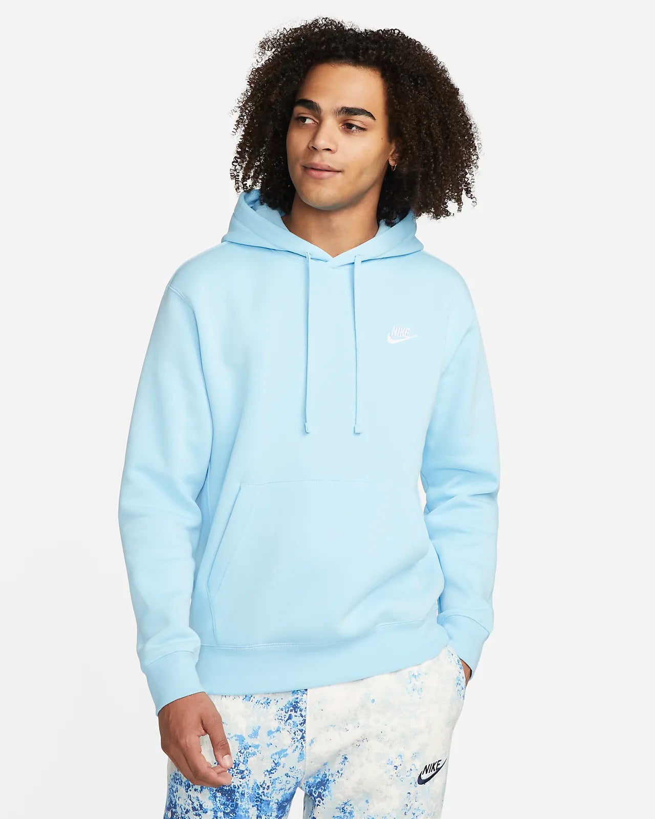 Nike Sportswear Club Pullover Hoodie Fleece bluechill BV2654-499