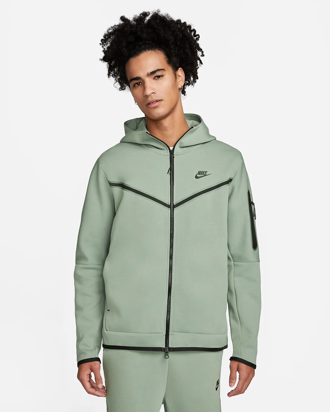 Nike Sportswear Tech Fleece Full-Zip Hoodie Mica Green CU4489-330
