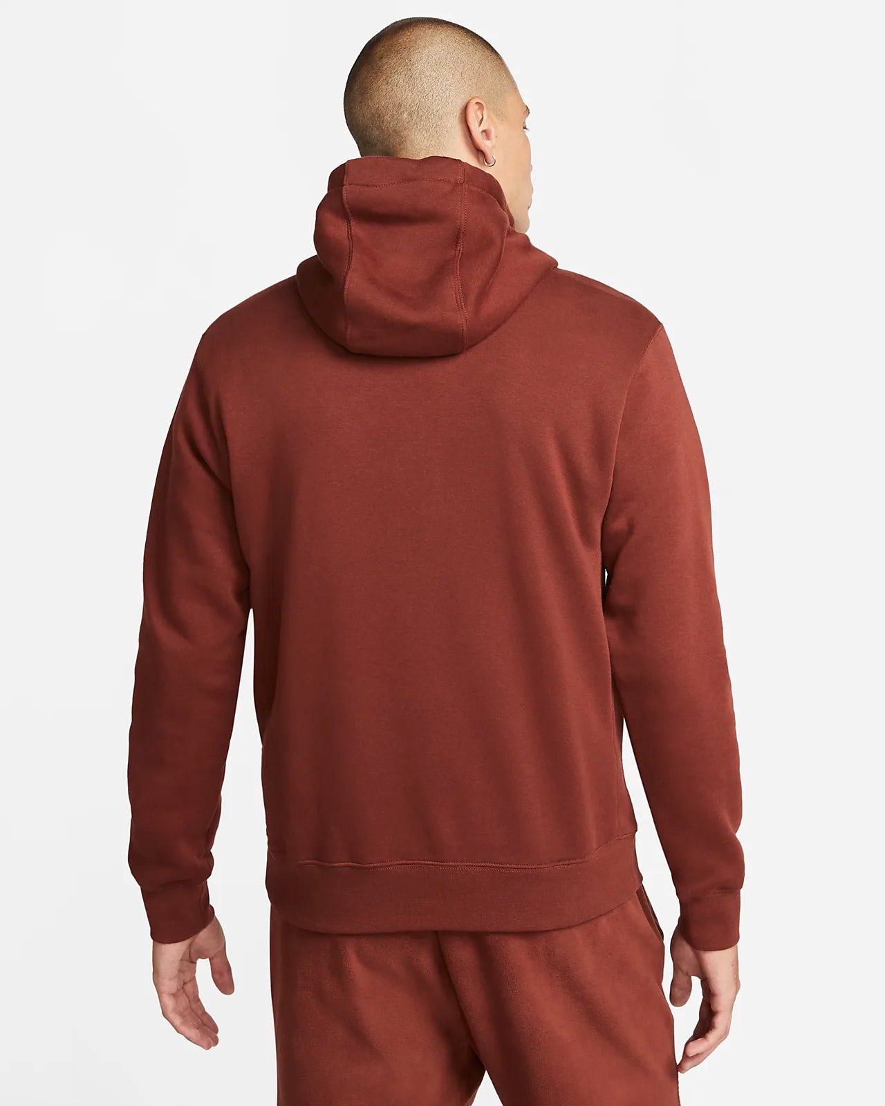 Nike Sportswear Club Pullover Hoodie Fleece Oxen Brown BV2654-217