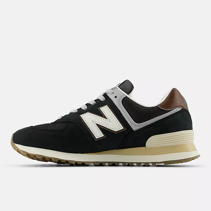 New Balance Sneaker U574 8SB Brown Dark Silver Metallic
