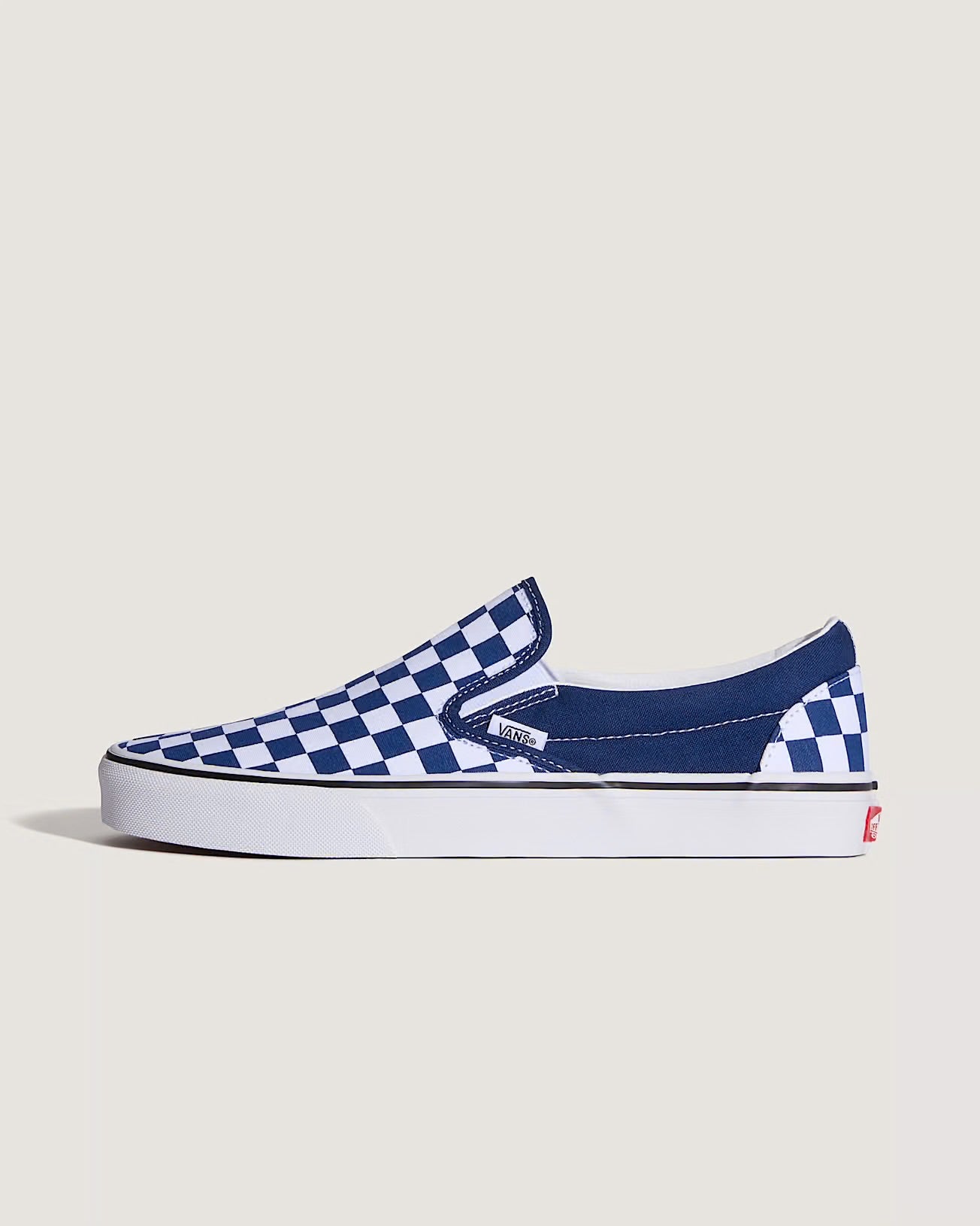Vans Classic Slip On Checkerboard Deep Indigo White VN000DAHFOB