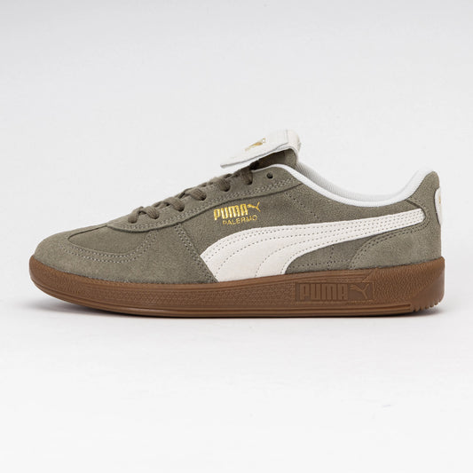 Puma Palermo Premium Velvet Moss Warm White 402350-02