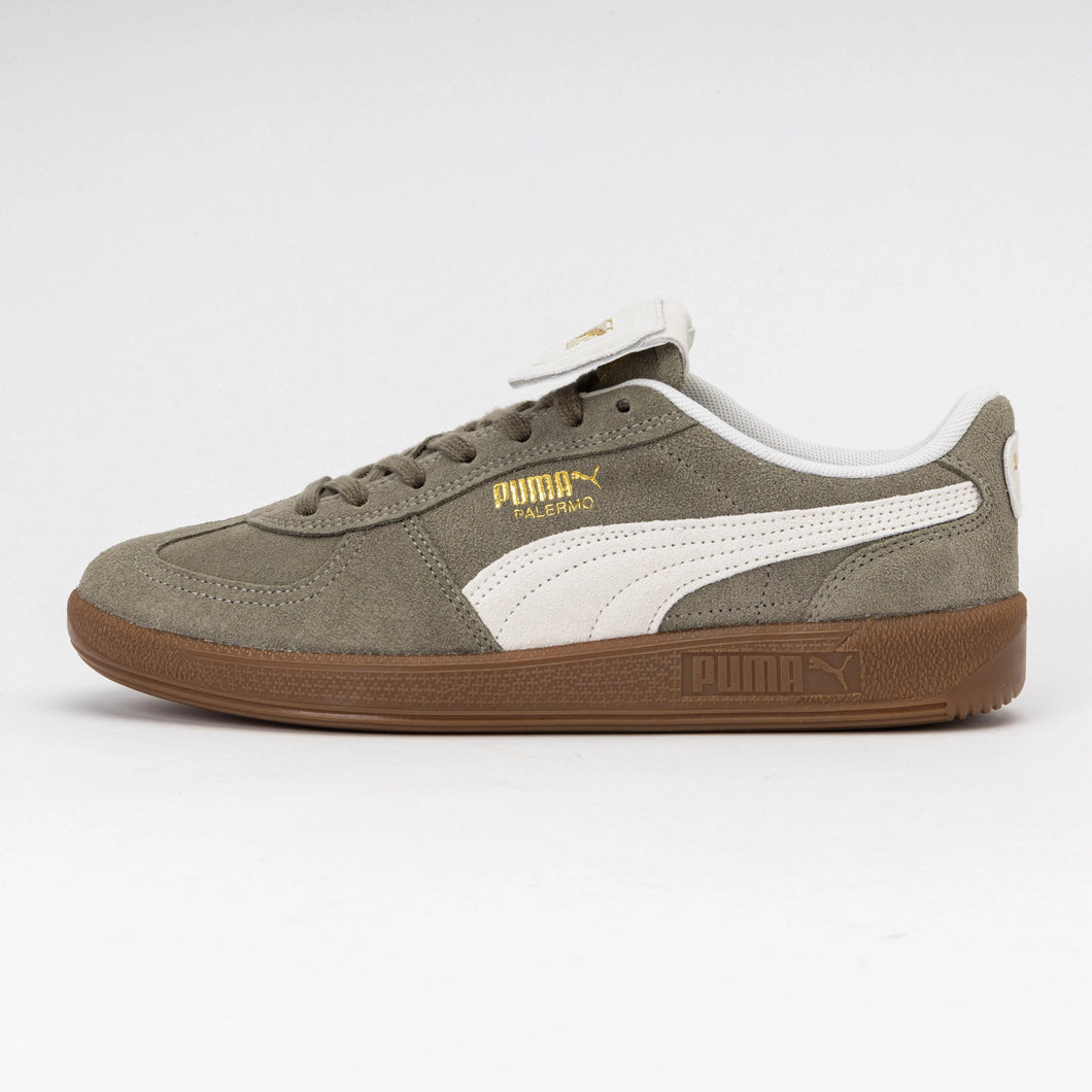 Puma Palermo Premium Velvet Moss Warm White 402350-02
