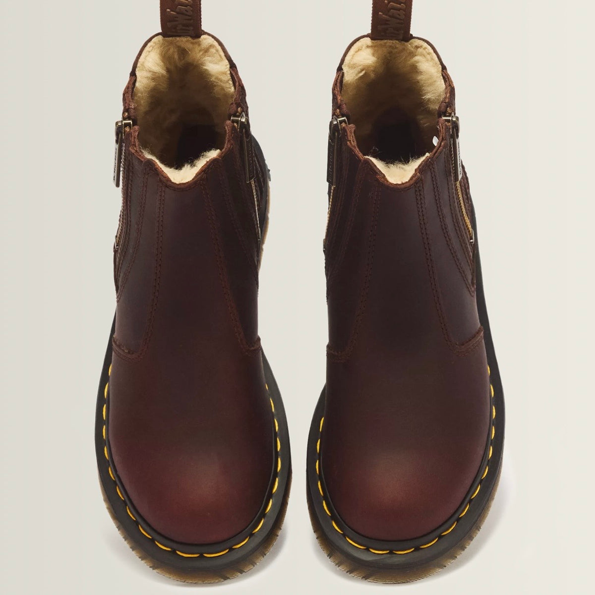 Dr.Martens 2976 Alyson Chelsea Boots Wintergrip Dark Brown Snowplow 24017201