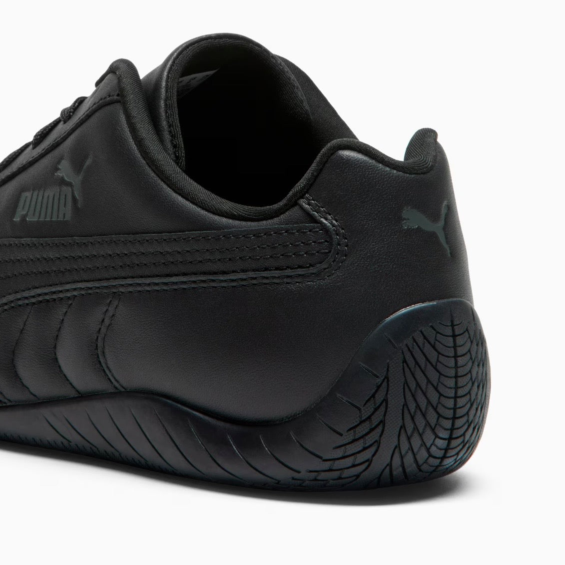 Puma Speedcat Full Leather Sneaker Black Shadow Gray 405449-01