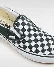 Lade das Bild in den Galerie-Viewer, Vans Classic Slip On Checkerboard Color Theory Green White VN000D5PPRM
