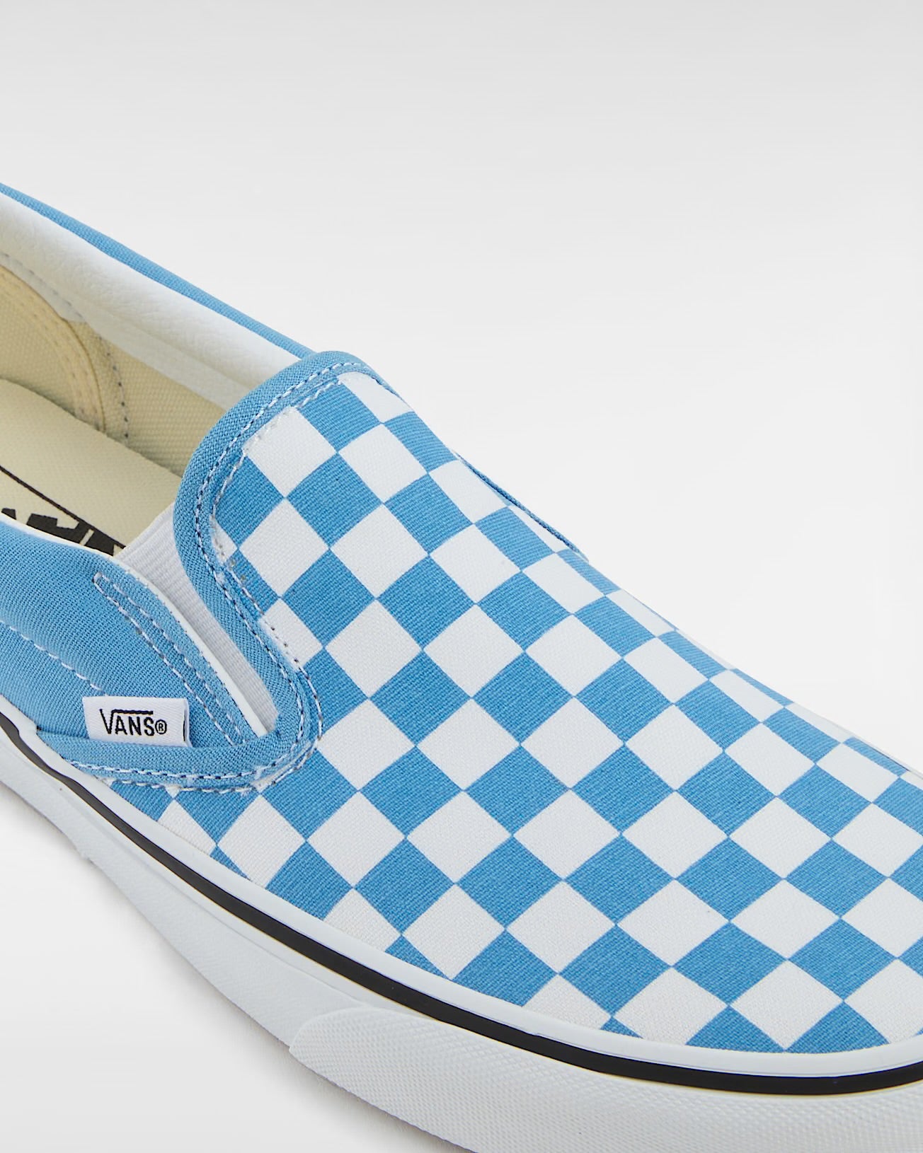 Vans Classic Slip On Checkerboard Color Theory Blue White VN000D6BE2W