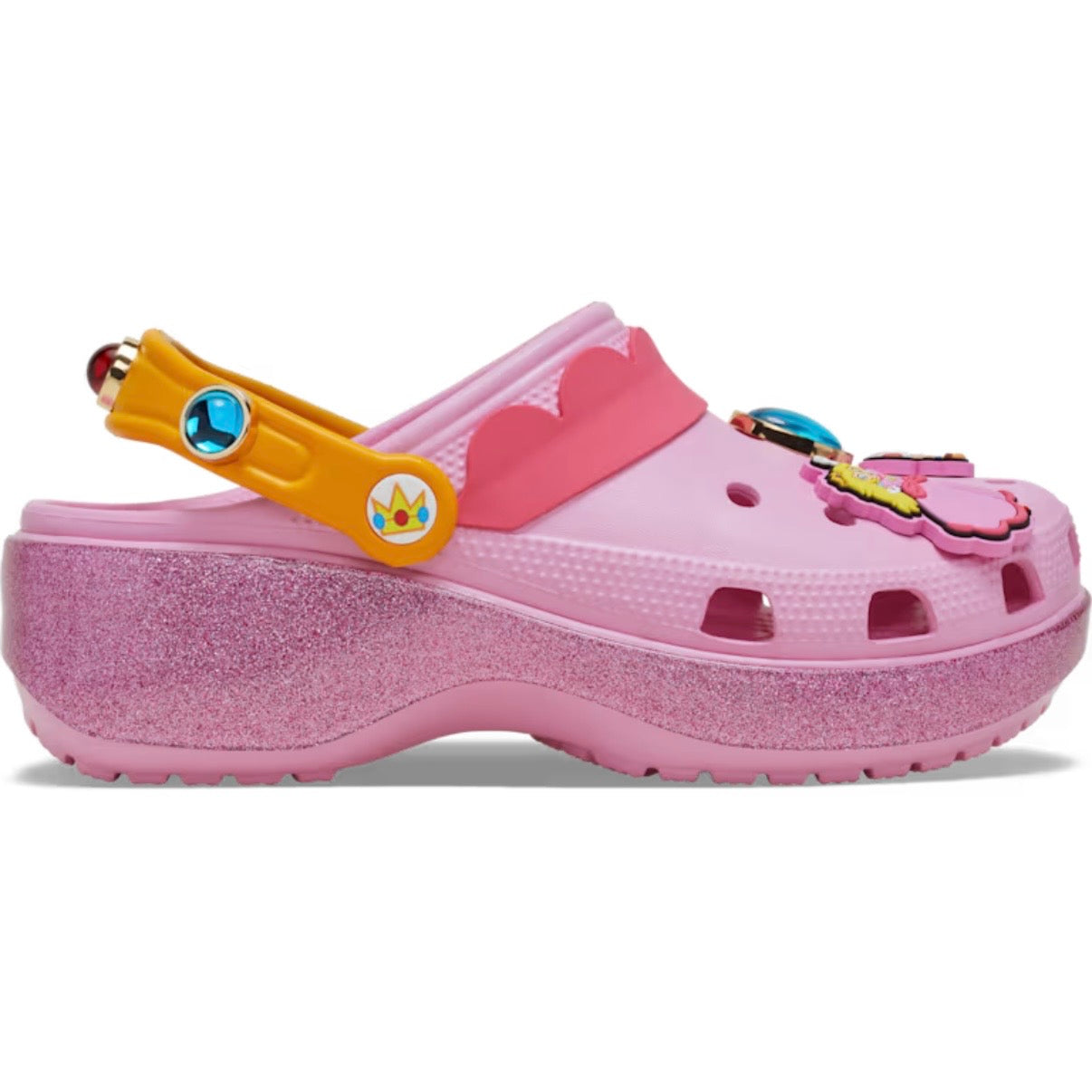 Crocs Super Mario Princess Peach Classic Platform Clog