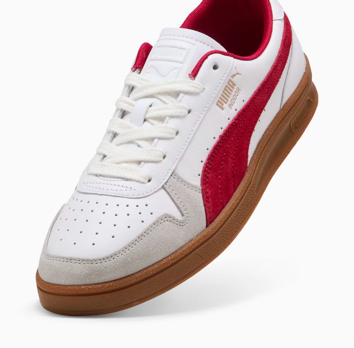 PUMA Indoor white dark crimson 401360-03