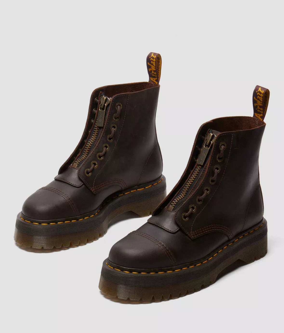 Dr.Martens Sinclair Plateau Crazy Horse Dark Brown 40910200