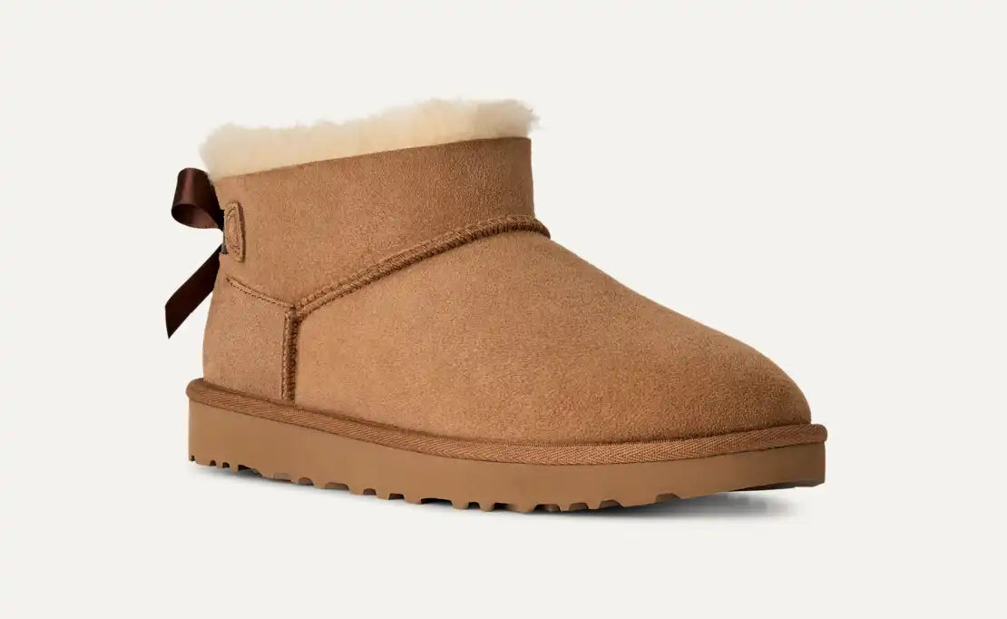 UGG Ultra Mini Bailey Bow Boot Chestnut 1185491