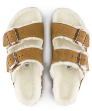 Lade das Bild in den Galerie-Viewer, Birkenstock Arizona Suede Leather Shearling Mink 1001135
