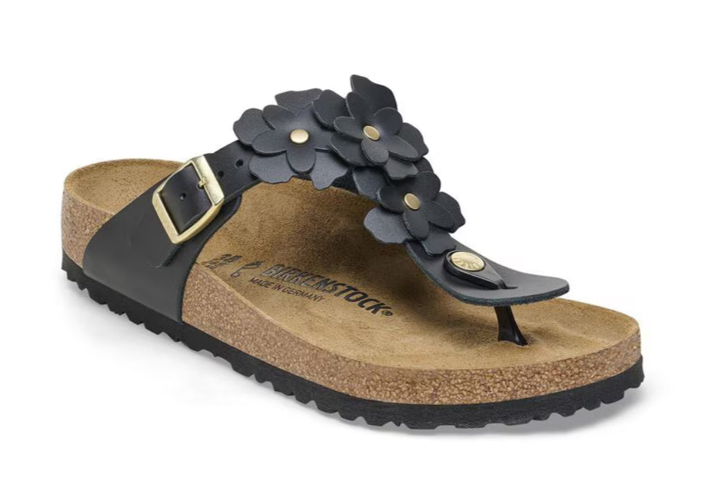 Birkenstock Gizeh Flower Embellishment Black 1026693