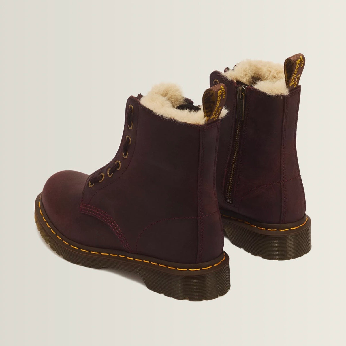 Dr.Martens 1460 Serena Zip Crazy Horse Cherry Red 43565600