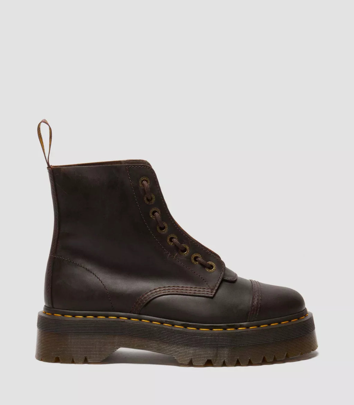 Dr.Martens Sinclair Plateau Crazy Horse Dark Brown 40910200