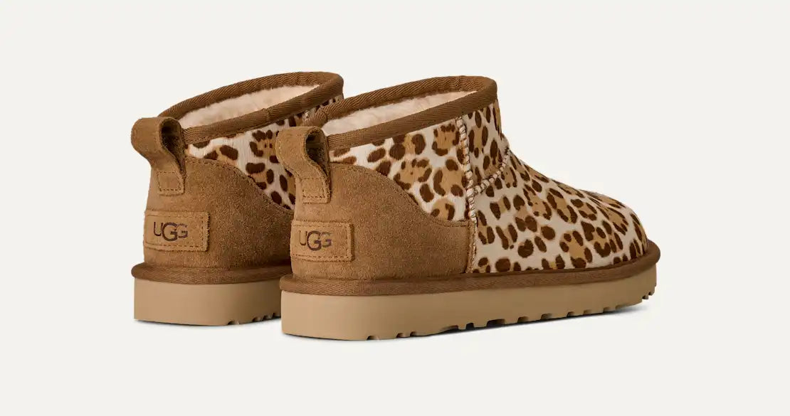 UGG Ultra Mini Plains Boot Felicity Leopard Jasmine 1178110