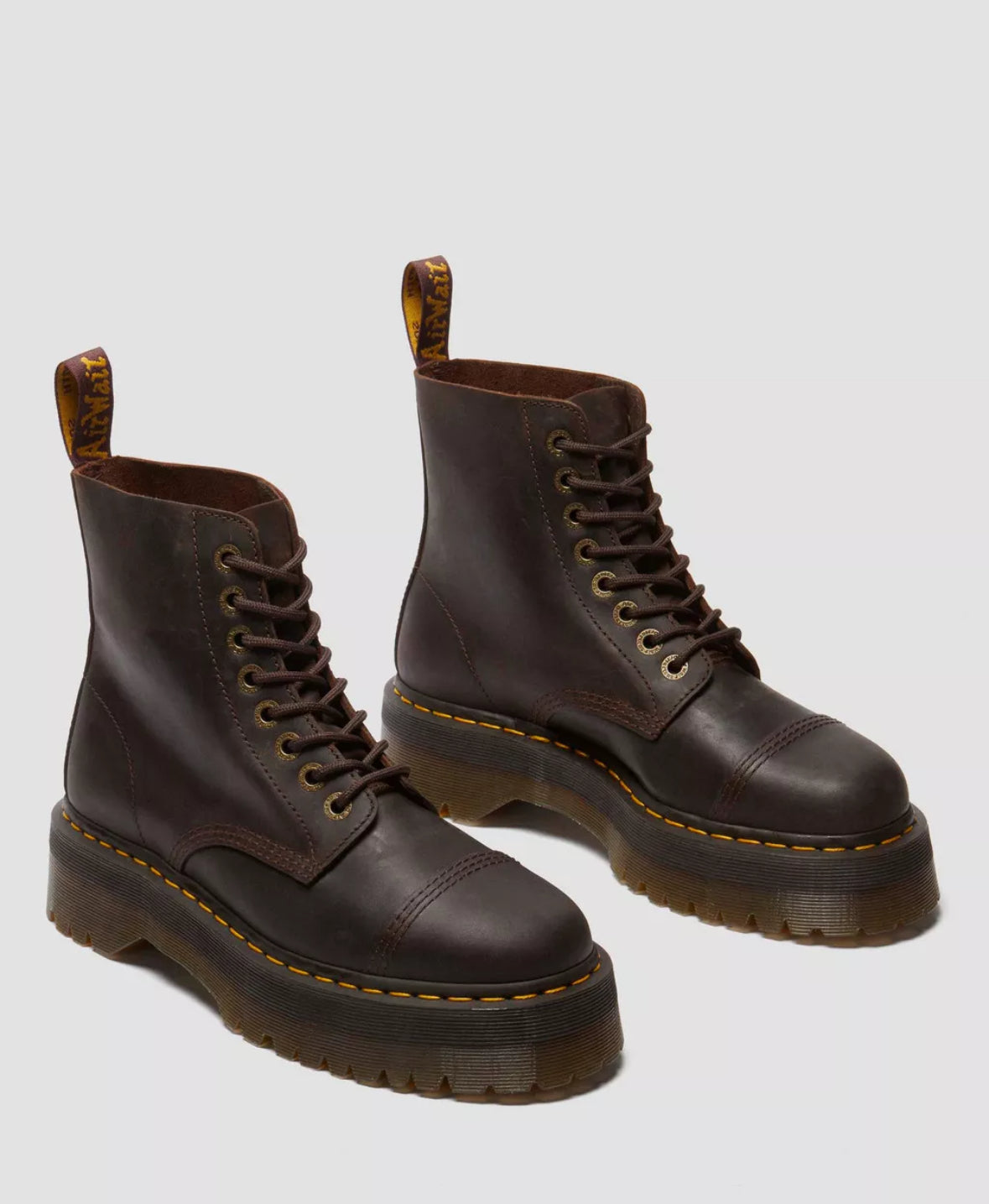 Dr.Martens Sinclair Plateau Crazy Horse Dark Brown 40910200
