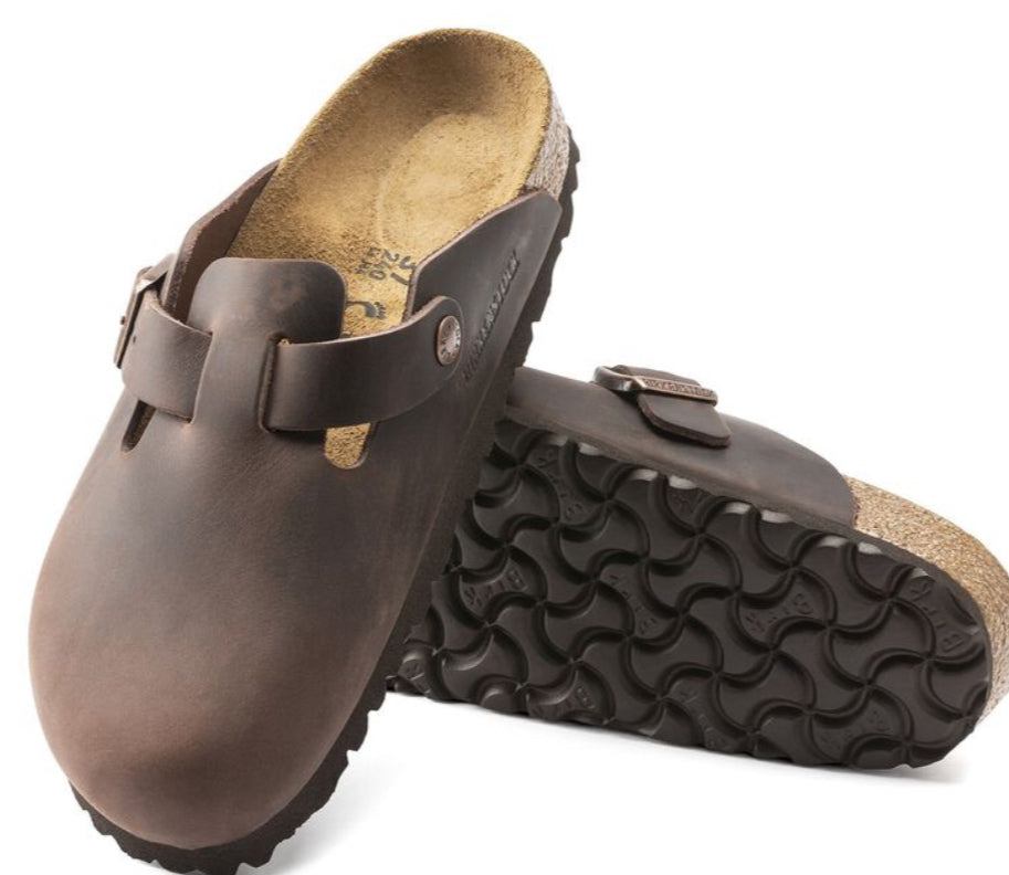 Birkenstock Boston Oiled Leather Habana 0860131