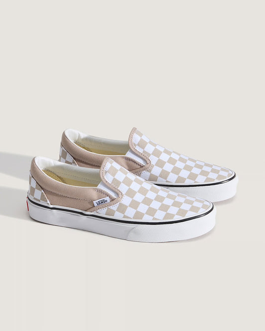 Vans Classic Slip On Checkerboard Mushroom White VN000D6YH2B