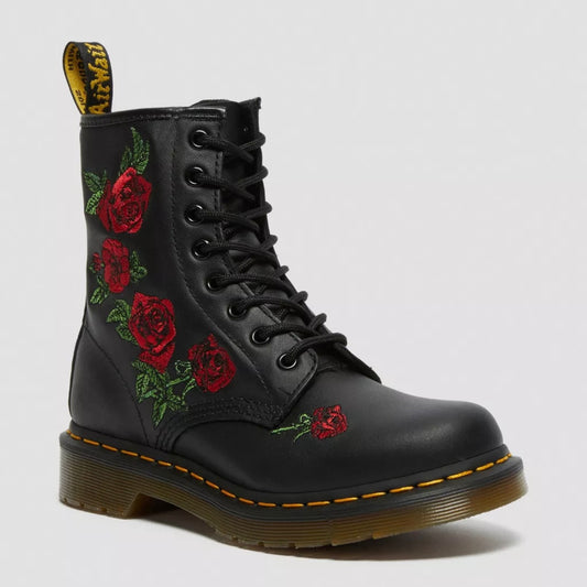 Dr.Martens 1460 Vonda Black Floral Rose 24722001