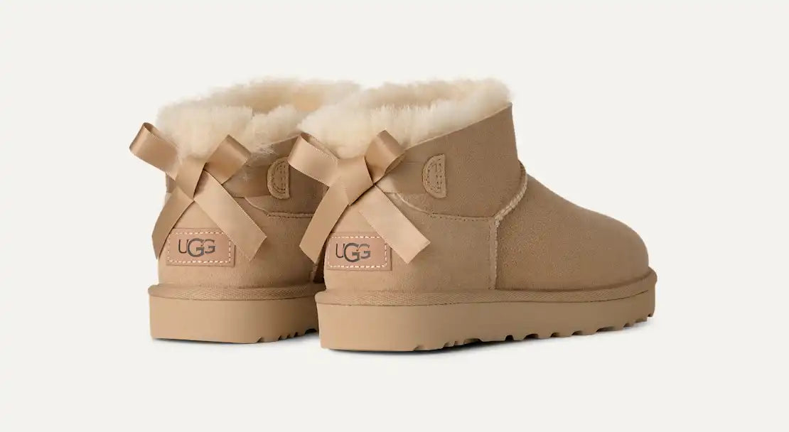 UGG Ultra Mini Bailey Bow Boot Sand 1185491
