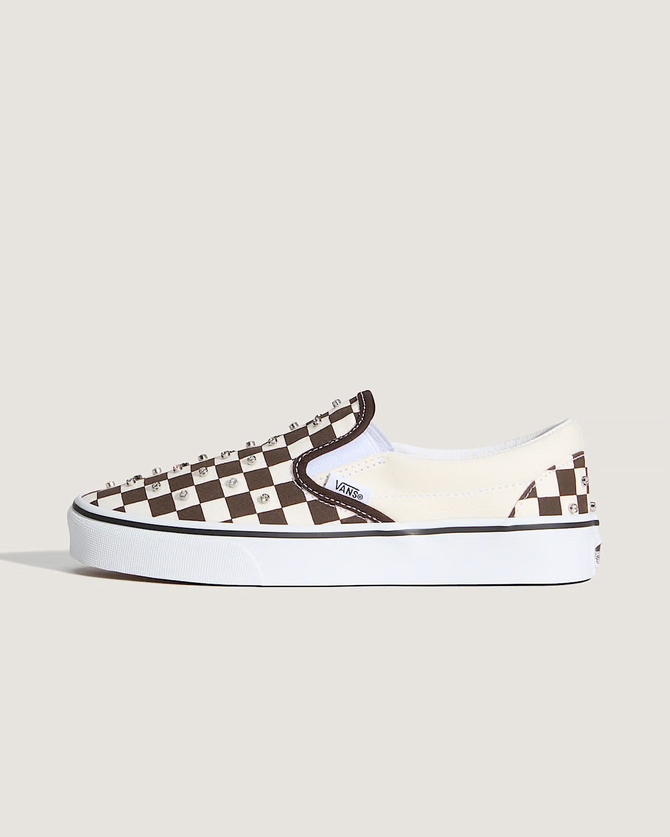 Vans Classic Slip On Checkerboard Rhinestone Demitasse VN000D6Y3N1