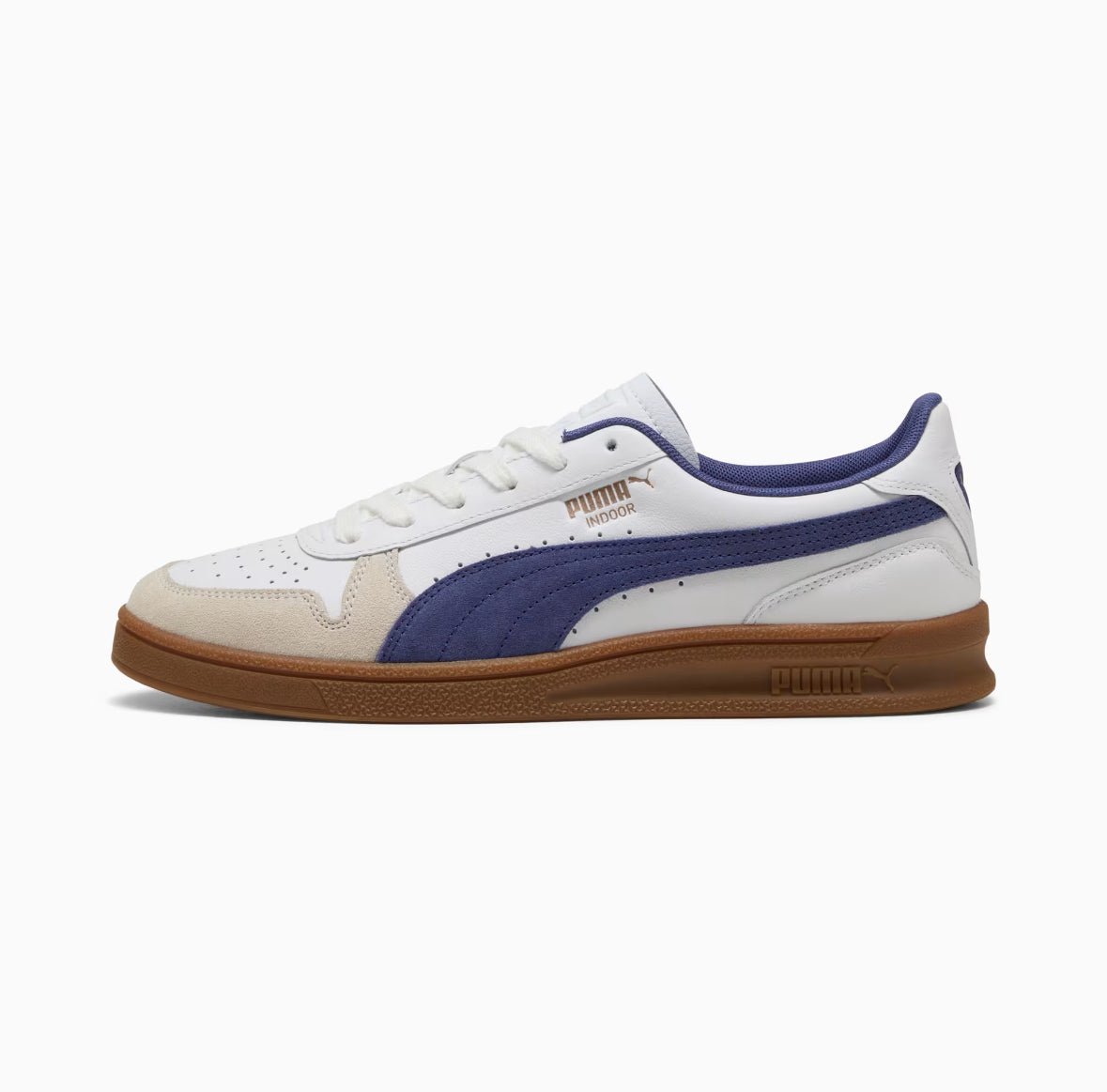 PUMA Indoor White Blue Crystal Gum 401360-06