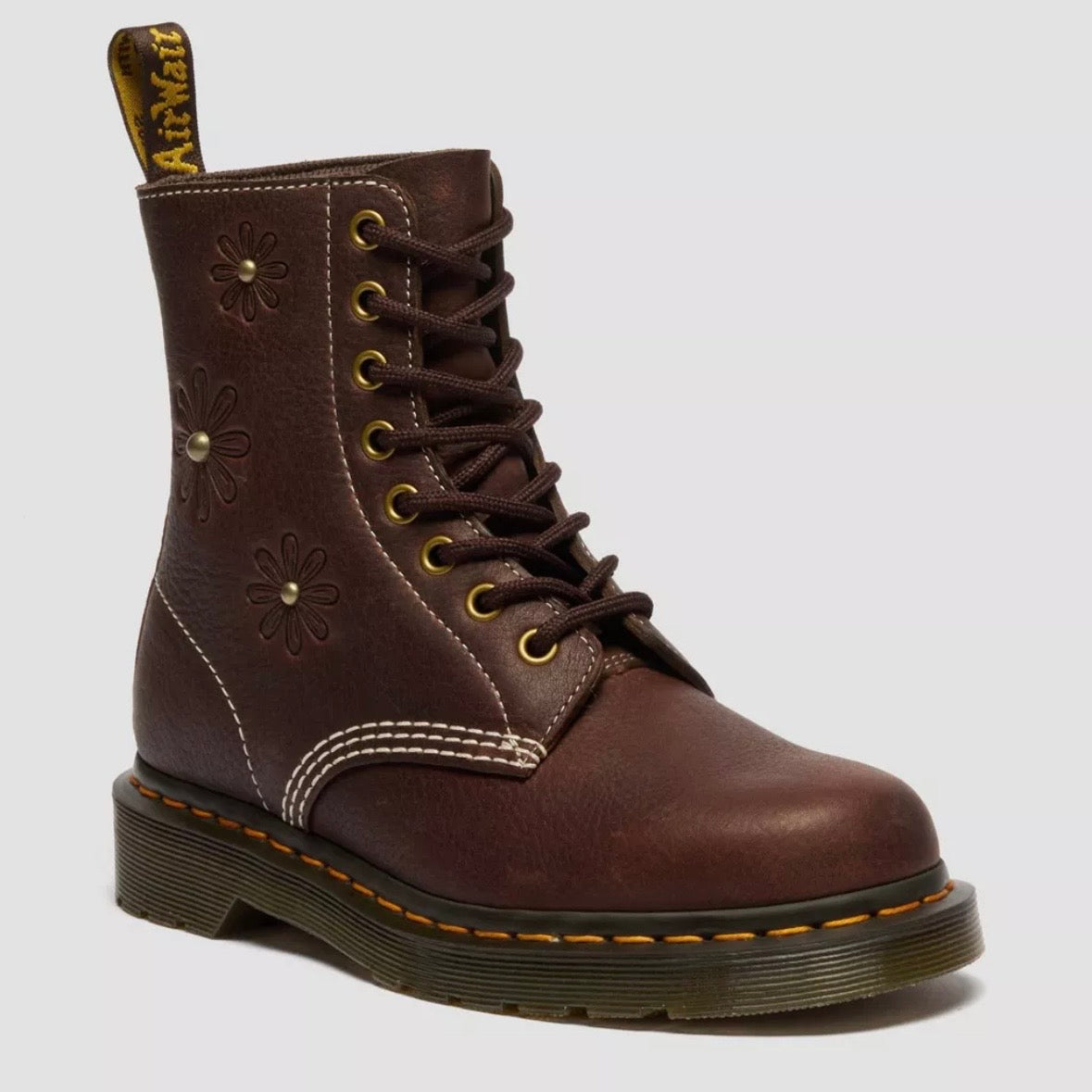 Dr.Martens 1460 Pascal Flower Dark Brown Grizzly 42420200