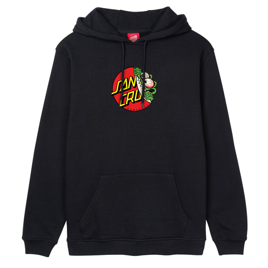 Santa Cruz Beware Dot Hoodie Black Oat