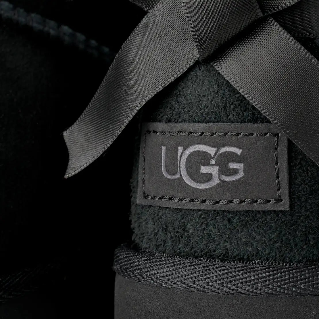 UGG Ultra Mini Bailey Bow Boot Black 1185491