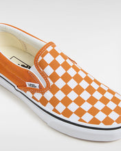 Lade das Bild in den Galerie-Viewer, Vans Classic Slip On Checkerboard Color Theory Marmalade White VN000D6Y52K
