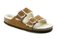 Lade das Bild in den Galerie-Viewer, Birkenstock Arizona Suede Leather Shearling Mink 1001135
