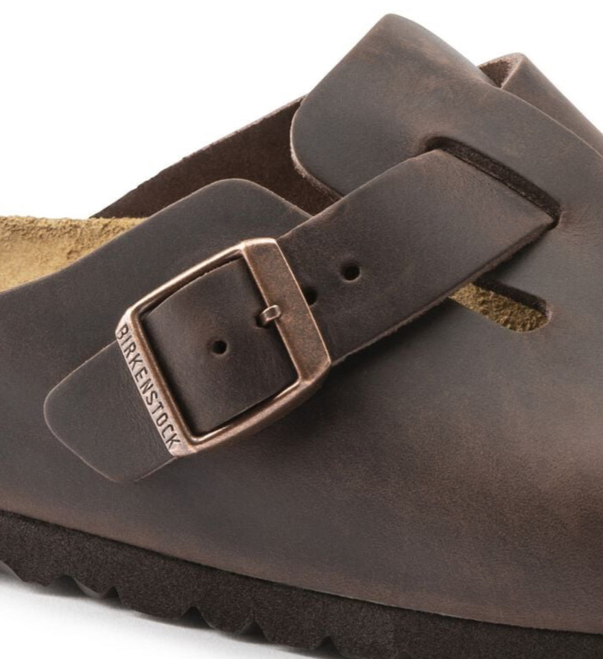 Birkenstock Boston Oiled Leather Habana 0860131