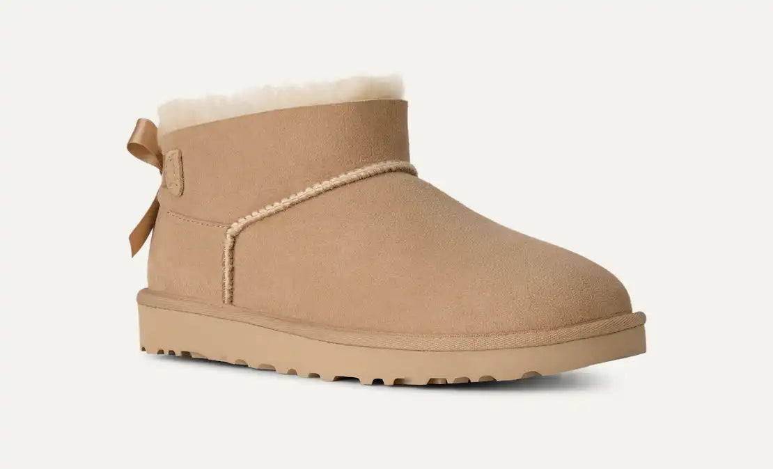 UGG Ultra Mini Bailey Bow Boot Sand 1185491