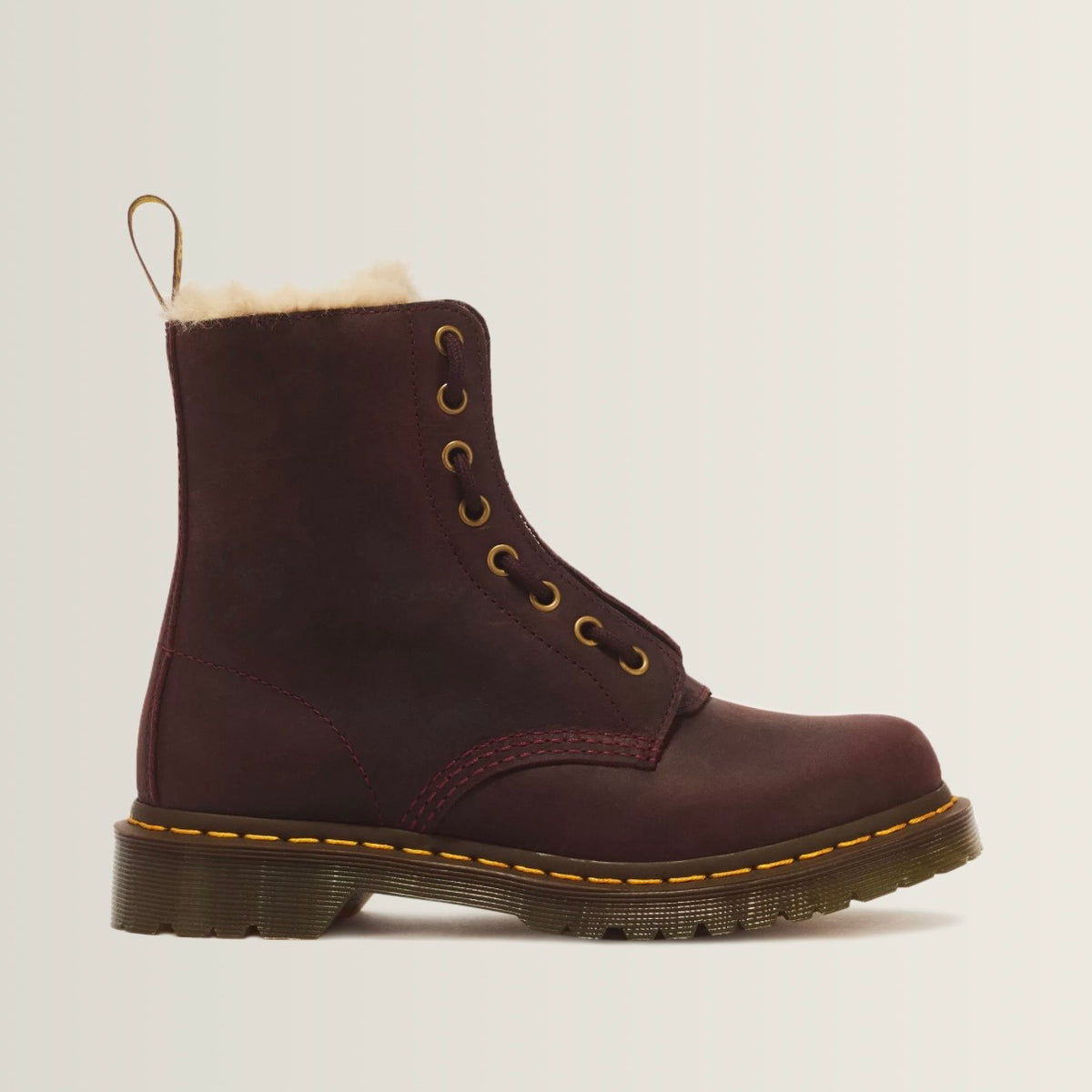 Dr.Martens 1460 Serena Zip Crazy Horse Cherry Red 43565600