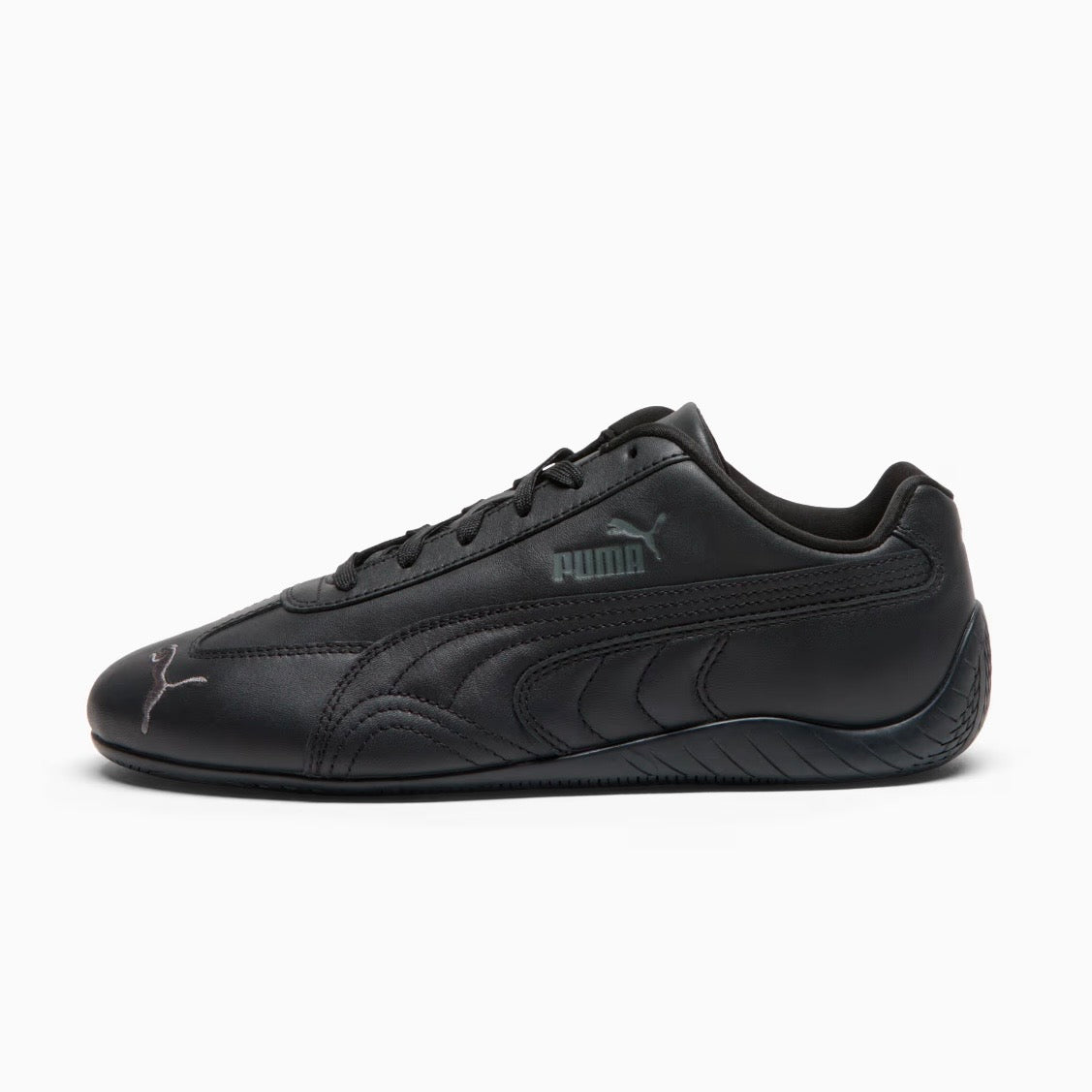 Puma Speedcat Full Leather Sneaker Black Shadow Gray 405449-01