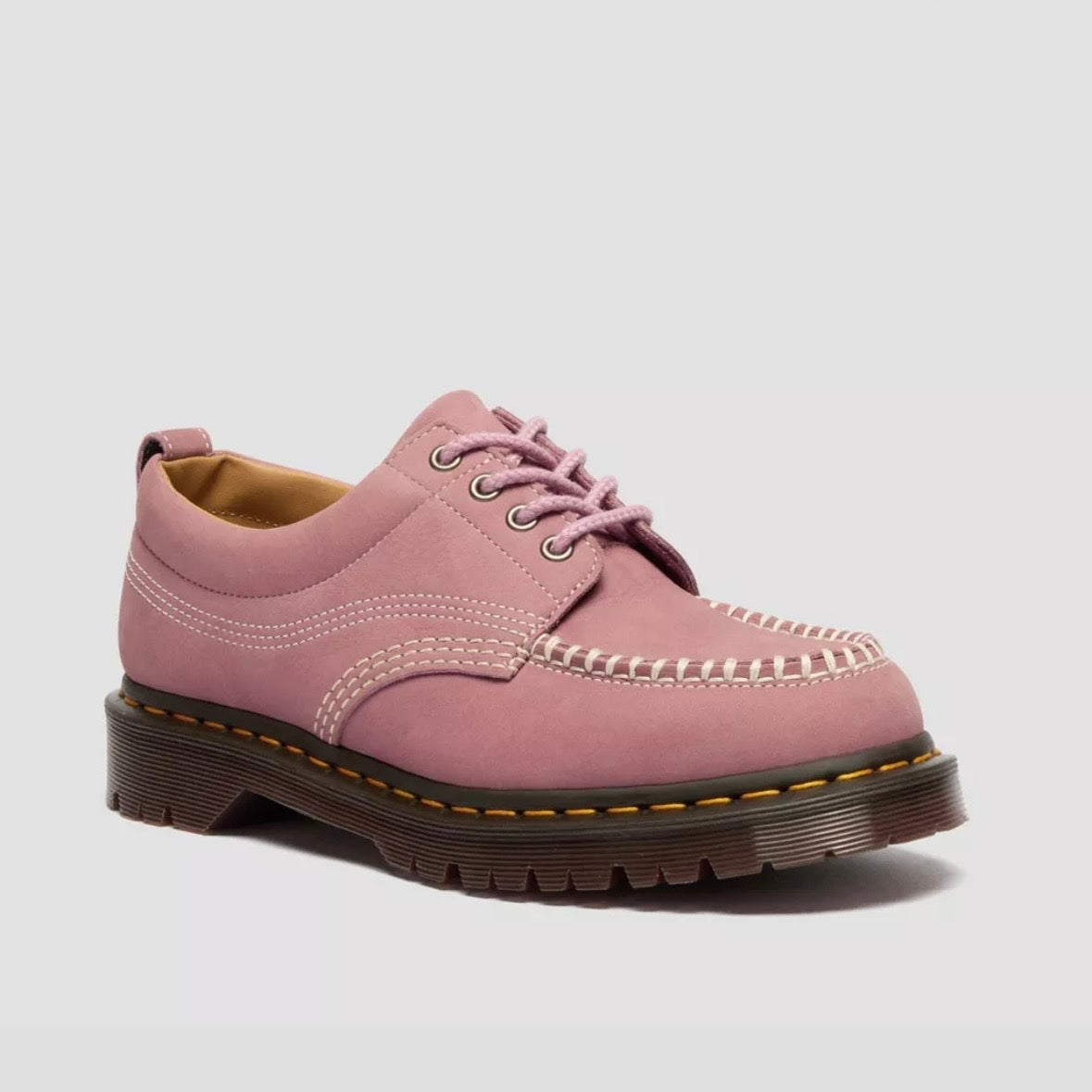 Dr.Martens Lowell Nubuck Moc Toe Dusty Pink Rose 42365650