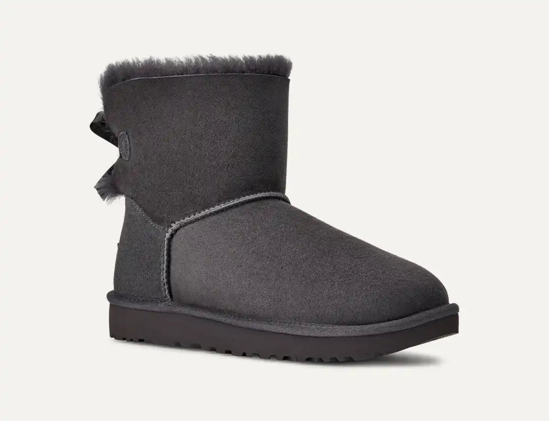UGG Mini Bailey Bow 2 Boot Obsidian 1016501
